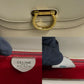 CELINE Handbag Calfskin, Leather beige logo Metal Women Used Authentic