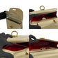 CELINE Handbag Calfskin, Leather beige logo Metal Women Used Authentic