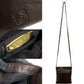 LOEWE Shoulder Bag leather Brown Anagram logo Women Used Authentic