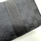 GUCCI Pouch 39.0911 GG canvas black GG Cosmetics Pouch Women Used Authentic