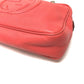 GUCCI Shoulder Bag 308983 leather Begonia pink Interlocking G SOHO Small Women Used Authentic