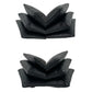 CELINE Shoulder Bag leather black Trio Large Women Used Authentic
