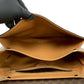 CELINE Shoulder Bag Leather, PVC Brown RingMetal logo Macadam Blason TriomphePattern Women Used Authentic