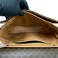 CELINE Shoulder Bag Leather, PVC Brown RingMetal logo Macadam Blason TriomphePattern Women Used Authentic