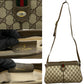 GUCCI Shoulder Bag leather Brown Sherry line