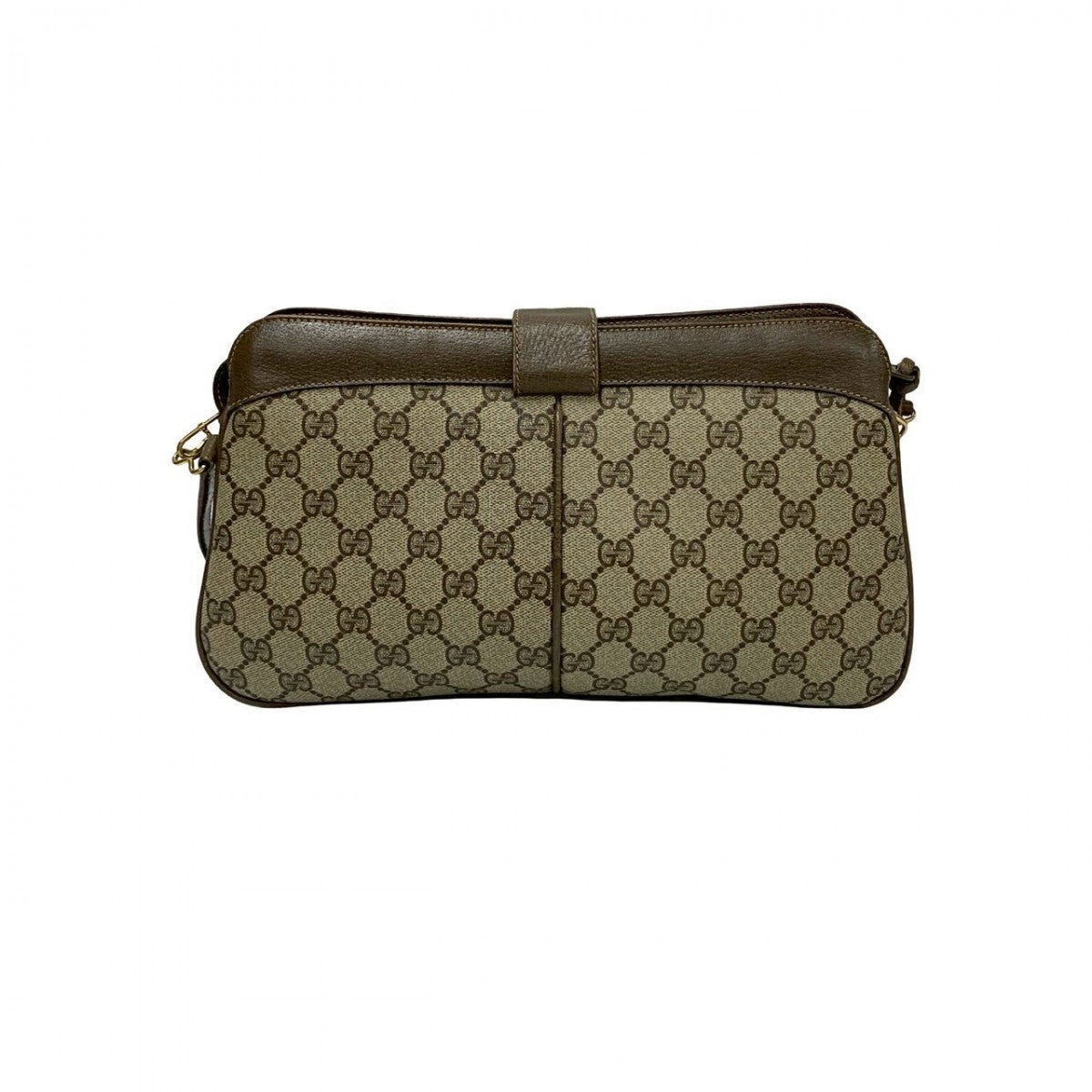 GUCCI Shoulder Bag leather Brown Sherry line