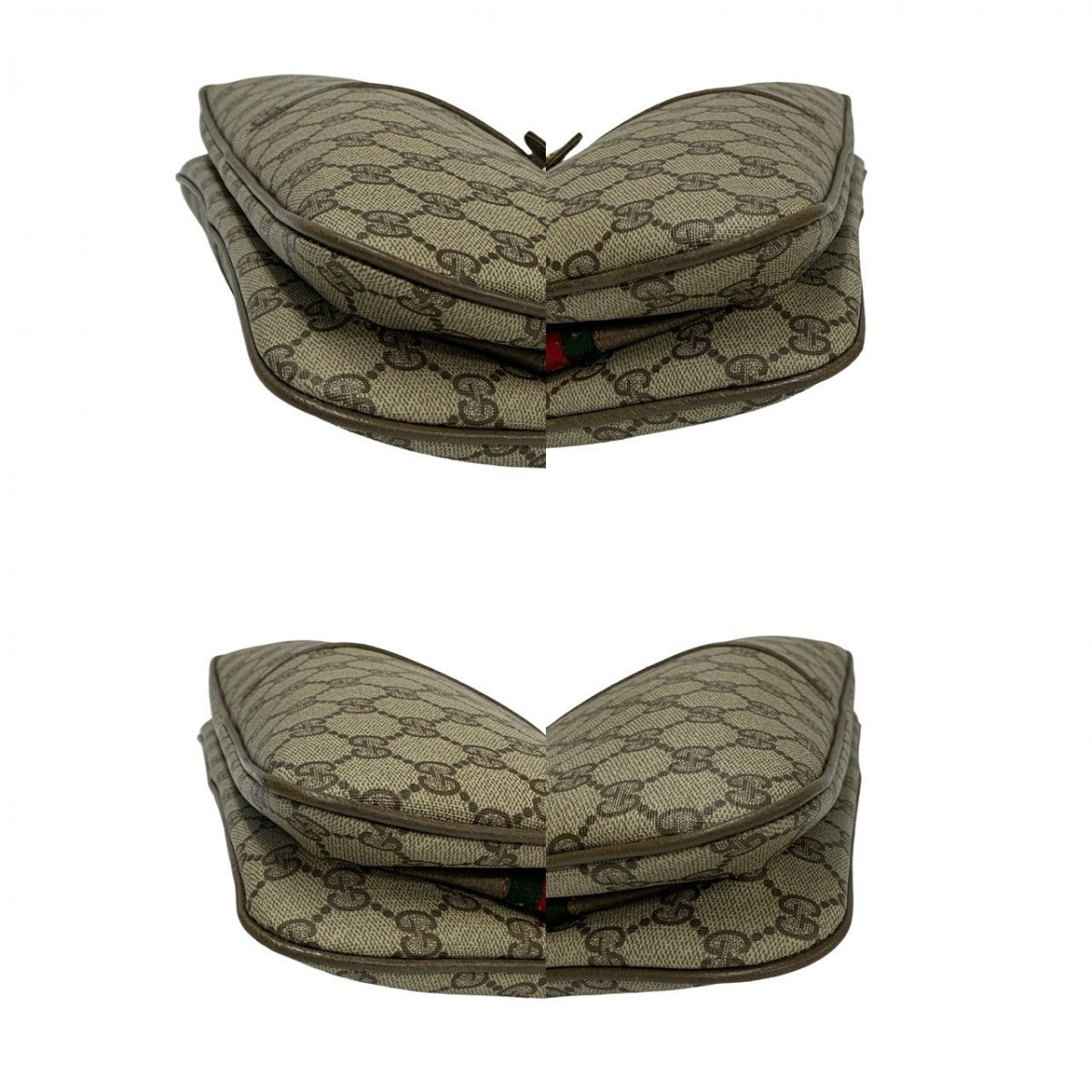 GUCCI Shoulder Bag leather Brown Sherry line
