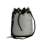 GUCCI Shoulder Bag leather Navy