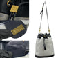 GUCCI Shoulder Bag leather Navy