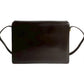 GUCCI Shoulder Bag Calfskin, Leather Brown Turn lock Women Used Authentic