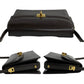 GUCCI Shoulder Bag Calfskin, Leather Brown Turn lock Women Used Authentic