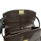GUCCI Shoulder Bag Calfskin, Leather Brown Turn lock Women Used Authentic