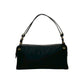 PRADA Handbag Leather, Nylon black PRADA logo Metal Women Used Authentic