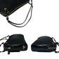 PRADA Handbag Leather, Nylon black PRADA logo Metal Women Used Authentic