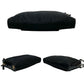 PRADA Handbag Leather, Nylon black PRADA logo Metal Women Used Authentic