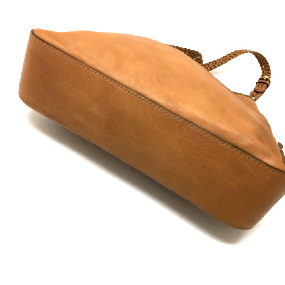 GUCCI Shoulder Bag 257026 leather Brown Women Used Authentic