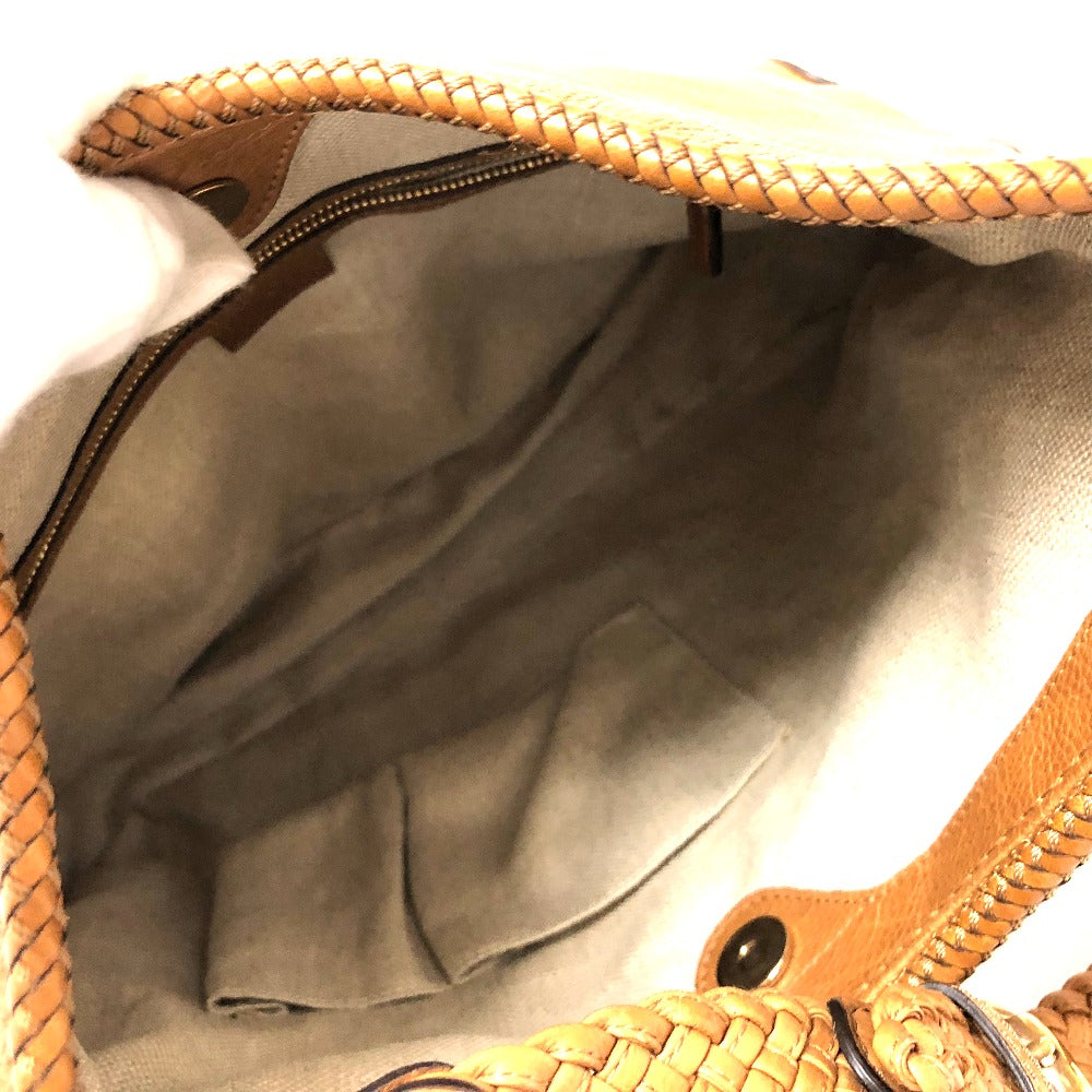GUCCI Shoulder Bag 257026 leather Brown Women Used Authentic