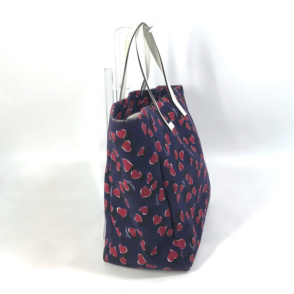 GUCCI Tote Bag 282439 Canvas, Leather pink heart Women Used Authentic