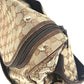 GUCCI Shoulder Bag 123326 GG canvas / leather beige GG Mother's Bag Women Used Authentic