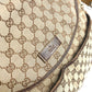 GUCCI Shoulder Bag 123326 GG canvas / leather beige GG Mother's Bag Women Used Authentic