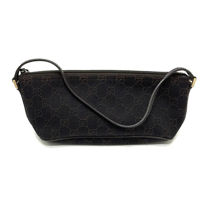 GUCCI Accessory pouch 257300 canvas Brown GG pattern