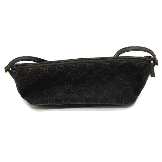 GUCCI Accessory pouch 257300 canvas Brown GG pattern