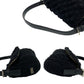 BURBERRY Shoulder Bag Wool, Leather black Nova Check Women Used Authentic