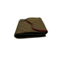 Dior Bifold Wallet Canvas, Leather Brown Trotter Pattern logo Metal saddle Women Used Authentic