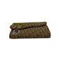 Dior Bifold Wallet Canvas, Leather Brown Trotter Pattern logo Metal saddle Women Used Authentic