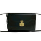 GUCCI Shoulder Bag Leather, Calfskin black Ready lock Women Used Authentic