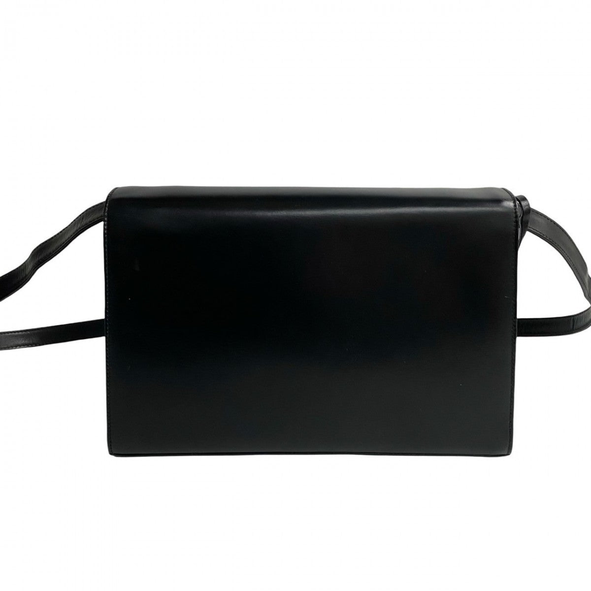GUCCI Shoulder Bag Leather, Calfskin black Ready lock Women Used Authentic
