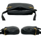 GUCCI Shoulder Bag leather black Horsebit Metal Women Used Authentic