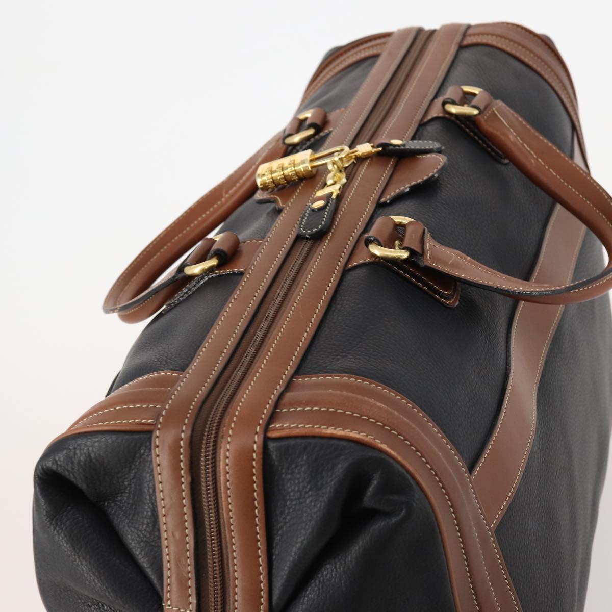 BALENCIAGA Boston Bag Leather Black Gold