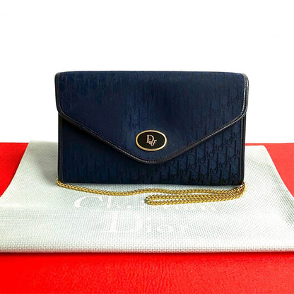 Dior Shoulder Bag leather Navy