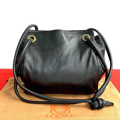 LOEWE Shoulder Bag leather black