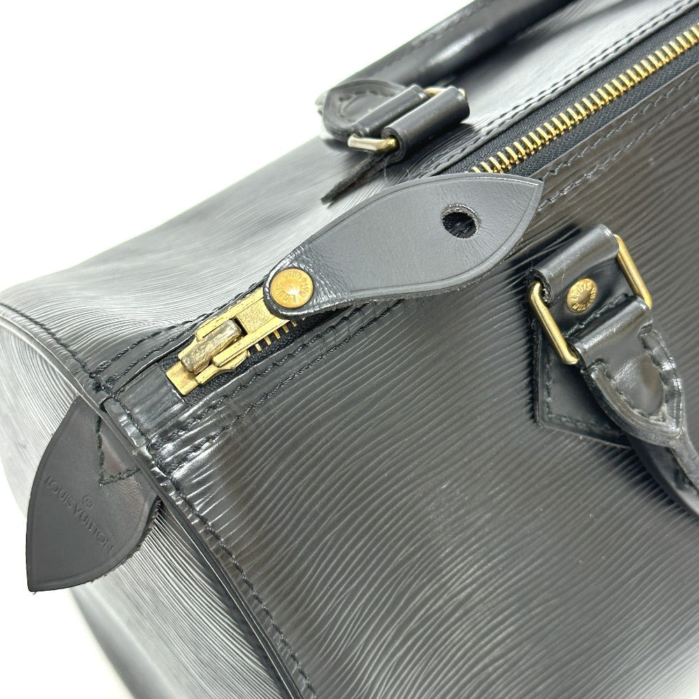 LOUIS VUITTON Boston Duffel bag M59022 Epi Leather black Speedy 30 Women Used Authentic