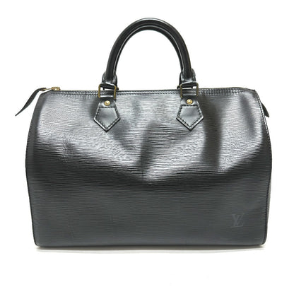 LOUIS VUITTON Boston Duffel bag M59022 Epi Leather black Speedy 30 Women Used Authentic