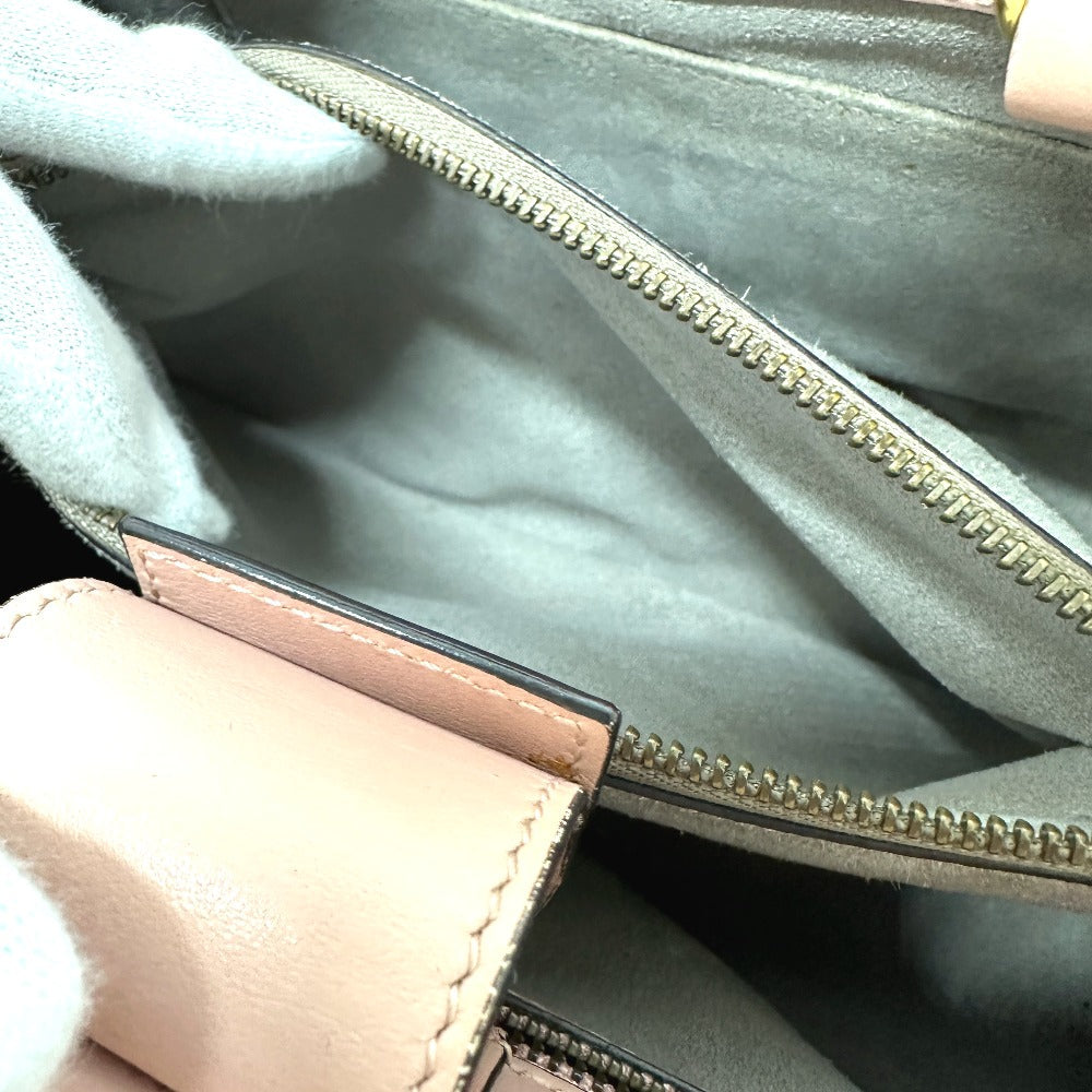 GUCCI Handbag 448054 leather pink GG Marmont Women Used Authentic