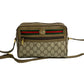 GUCCI Shoulder Bag leather Brown Sherry line