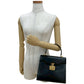 GUCCI Handbag Calfskin, Leather black Lady Rock logo Metal Women Used Authentic