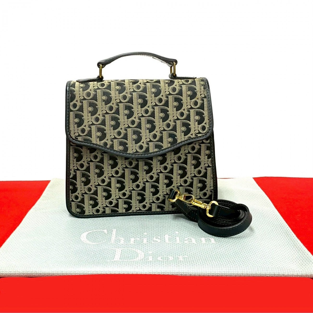 Dior Shoulder Bag leather black