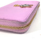 GUCCI Long Wallet Purse 499337 leather pink GG Marmont Bosco