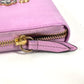 GUCCI Long Wallet Purse 499337 leather pink GG Marmont Bosco