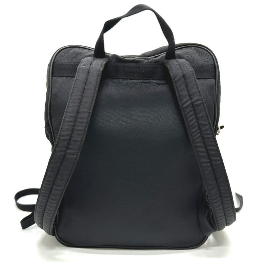 GUCCI Backpack 536724 canvas black Sequined logo interlocking G