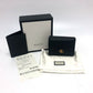 GUCCI Trifold wallet 474746 leather black GG Marmont Compact Wallet