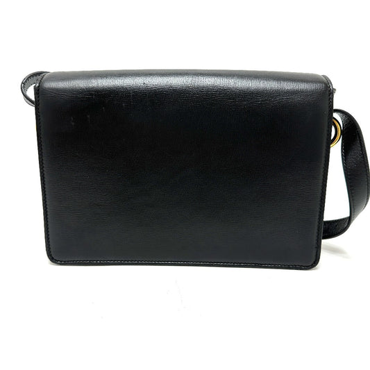GUCCI Shoulder Bag 589474 leather black GG Marmont