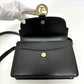 GUCCI Shoulder Bag 589474 leather black GG Marmont
