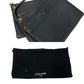CELINE Shoulder Bag leather gray logo Trio Small Women Used Authentic
