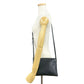 CELINE Shoulder Bag leather gray logo Trio Small Women Used Authentic