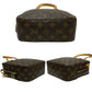 LOUIS VUITTON Shoulder Bag M47500 Leather, PVC Brown 2WAYBag Monogram Spontini Women Used Authentic